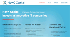 Desktop Screenshot of novxcapital.com